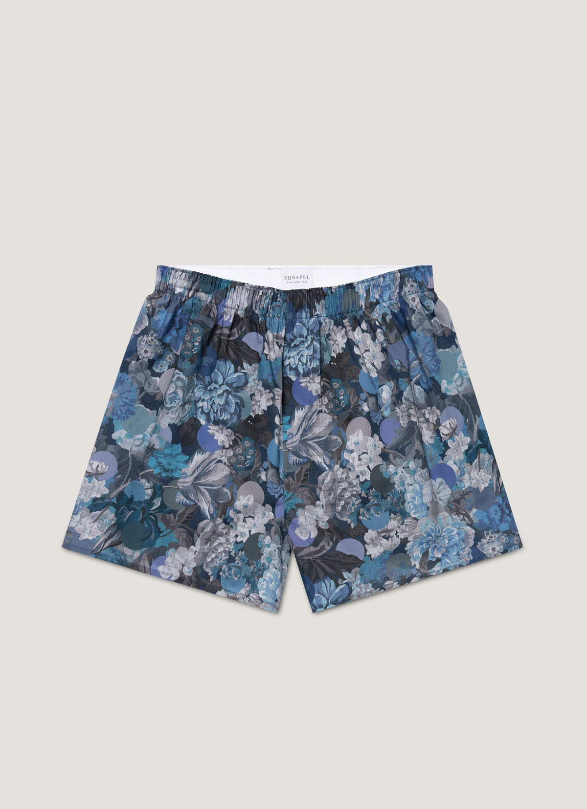 Frost Blue Floral,XS