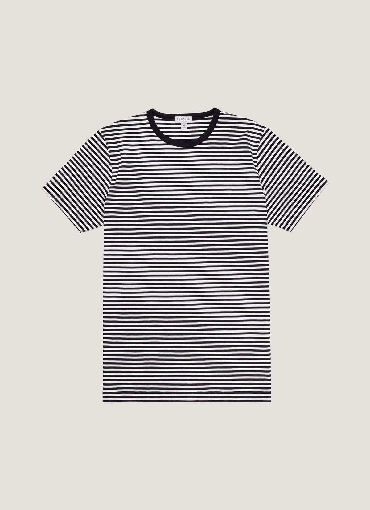 Navy/White English Stripe,XS