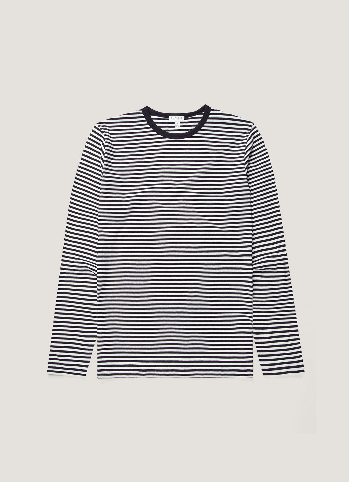 White/Navy English Stripe,XS